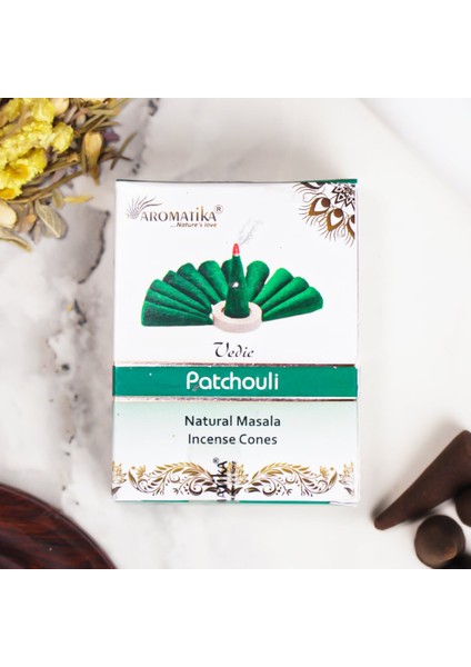 Aromatika Paçuli Kokulu Konik Tütsü