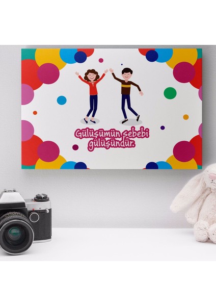 Romantik Tasarımlı Mini Kanvas Tablo - NO17 19X27.5 cm