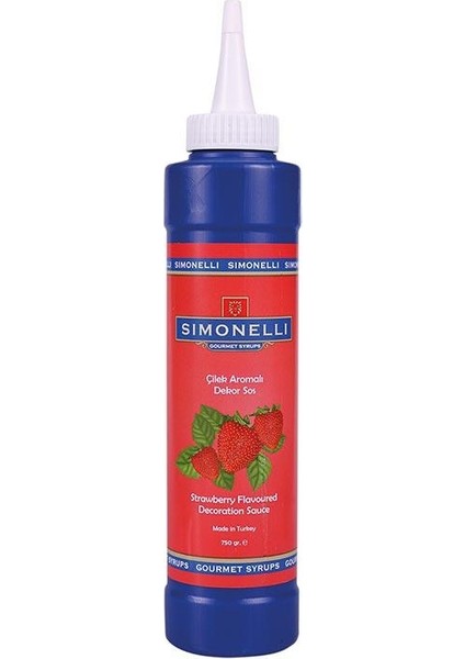 Dekor Sosu Çilek Aromalı 750 gr