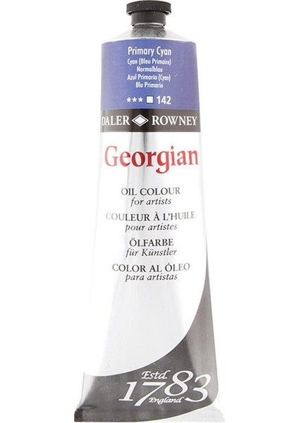 Georgian Yağlı Boya 225ML 142 Primary Cyan