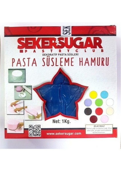 Parlament Mavi Şeker Hamuru 1kg