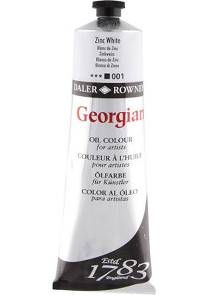 Georgian Yağlı Boya 225ML 001 Zinc White