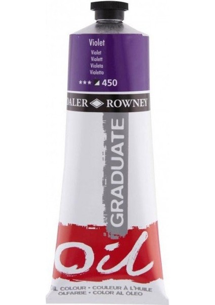 Graduate Yağlı Boya 200ML 450 Violet