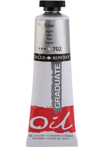 Graduate Yağlı Boya 38ML 702 Silver