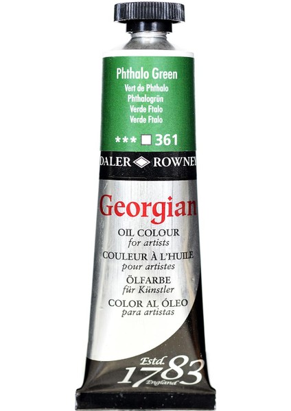 Georgian Yağlı Boya 38ML 361 Phthalo Green