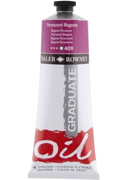 Graduate Yağlı Boya 200ML 409 Permanent Magenta
