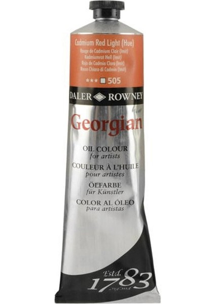 Georgian Yağlı Boya 225ML 505 Cadmium Red Light Hue