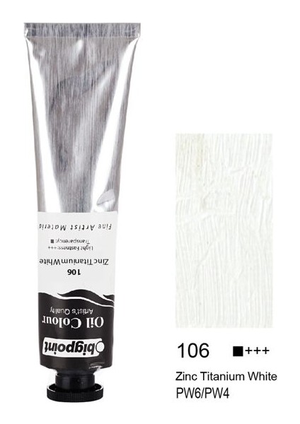 Yağlı Boya 45 Ml. 106 Zinc Titanium White