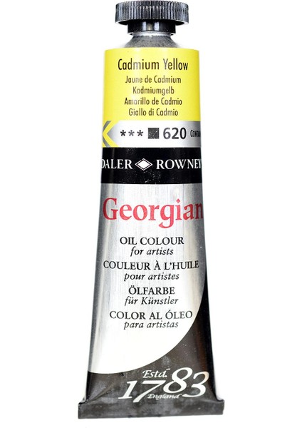 Georgian Yağlı Boya 38ML 620 Cadmium Yellow Pigment Natural