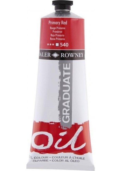 Graduate Yağlı Boya 200ML 540 Primary Red