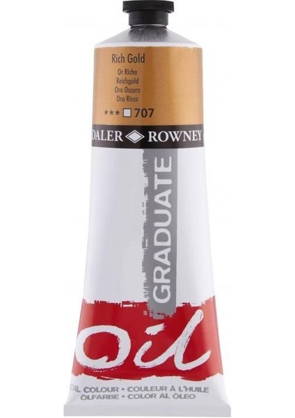 Graduate Yağlı Boya 200ML 707 Rich Gold