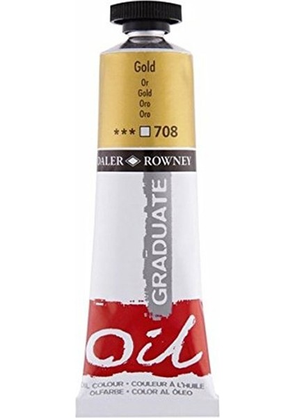 Graduate Yağlı Boya 38ML 708 Gold