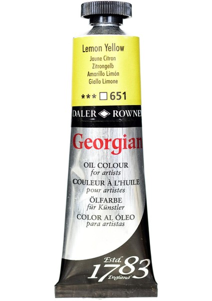 Georgian Yağlı Boya 38ML 651 Lemon Yellow