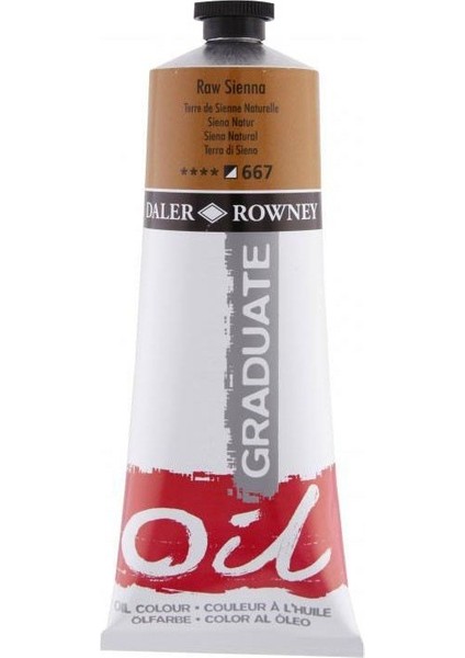 Graduate Yağlı Boya 200ML 667 Raw Sienna