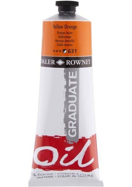 Graduate Yağlı Boya 200ML 631 Yellow Orange