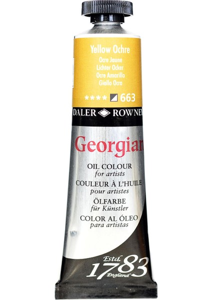 Georgian Yağlı Boya 38ML 663 Yellow Ochre