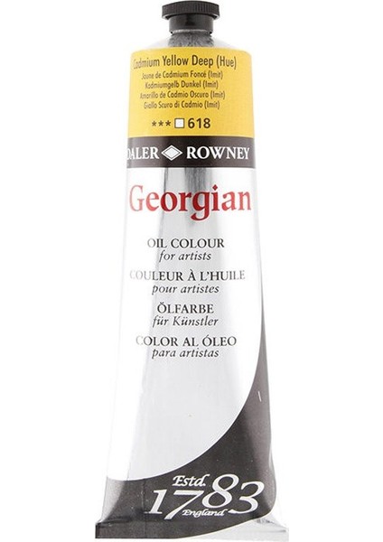 Georgian Yağlı Boya 225ML 618 Cadmium Yellow Deep Hue