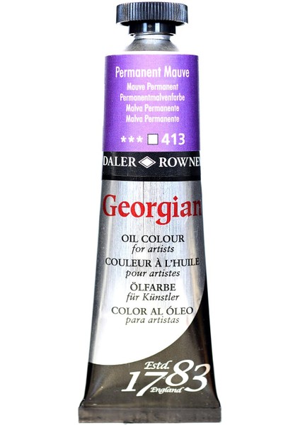 Georgian Yağlı Boya 38ML 413 Permanent Mauve