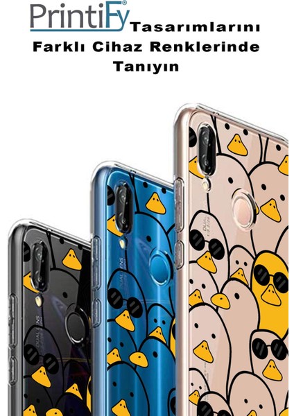 Apple iPhone 14 Uyumlu Kapak Sevimli Karakterler Tasarımlı Şeffaf Silikon Kılıf fırsatları