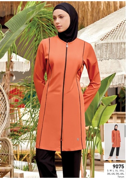 Birolgaye Rozamay 9075 Beny Tam Boy Tesettür Mayo modelleri