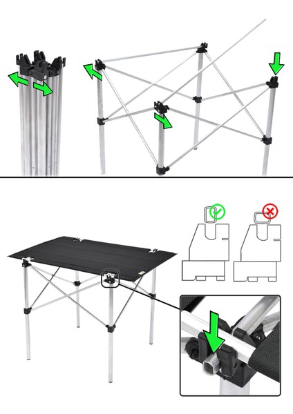 2 Adet Rejisör + 50X70 Kamp Masası Set-Lacivert**kamp, Piknik Masa Sandalye Seti 2+1**