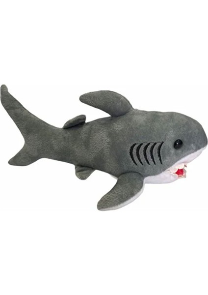 Peluş Köpekbalığı 25CM Baby Shark-Gri