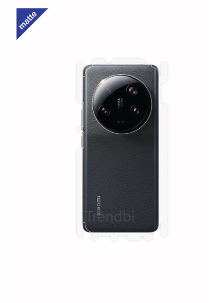 Xiaomi 13 Ultra Mat Arka ve Yan Kaplama Köşeler Dahil Kaplayan Poliüretan Film