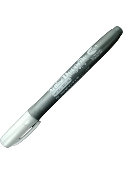 Decorite Marker Kalem Yuvarlak Uç 1.0 Silver