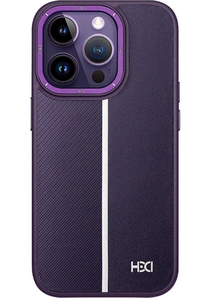 Apple iPhone 13 Pro Kılıf Line Pu Deri Lizbon Kapak