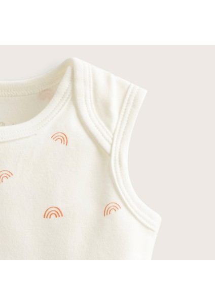 Rainbow Yenidoğan Kolsuz Body Ekru fiyatları
