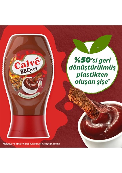 Sos Acı Peri Peri Hafif Orta Acı 245 G + Calve Sos Barbekü 290 G + Calve Sos Köri 260 G