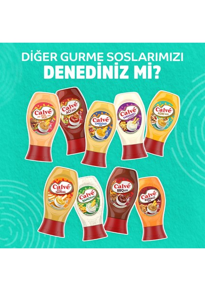 Sos Acı Peri Peri Hafif Orta Acı 245 G + Calve Sos Barbekü 290 G + Calve Sos Köri 260 G