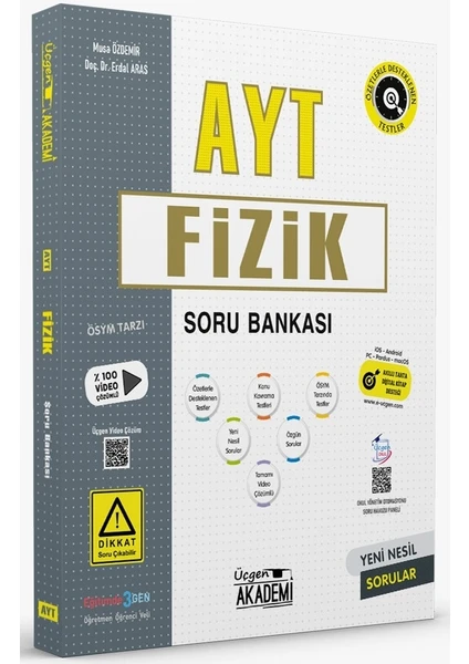 Üçgen Akademi Ayt Fizik Soru Bankası 2023