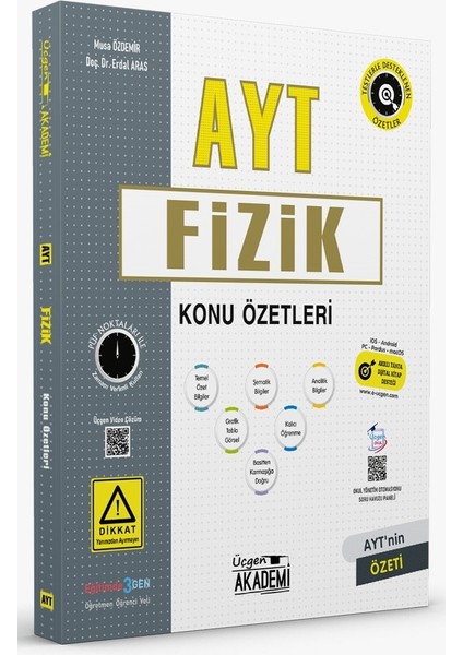 Üçgen Akademi Ayt Fizik Konu Özeti 2023