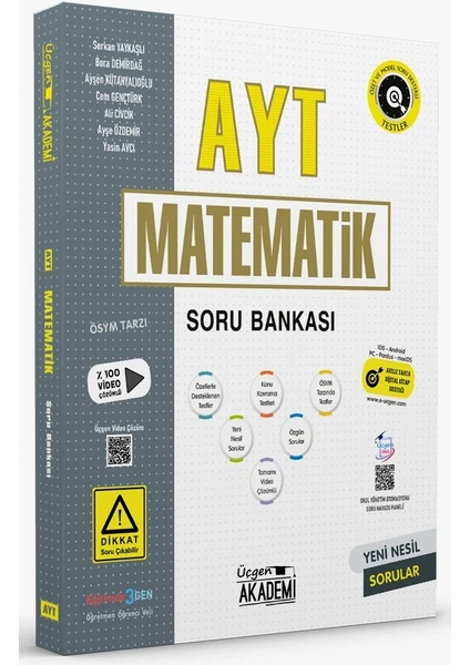 Üçgen Akademi Ayt Matematik Soru Bankası 2023