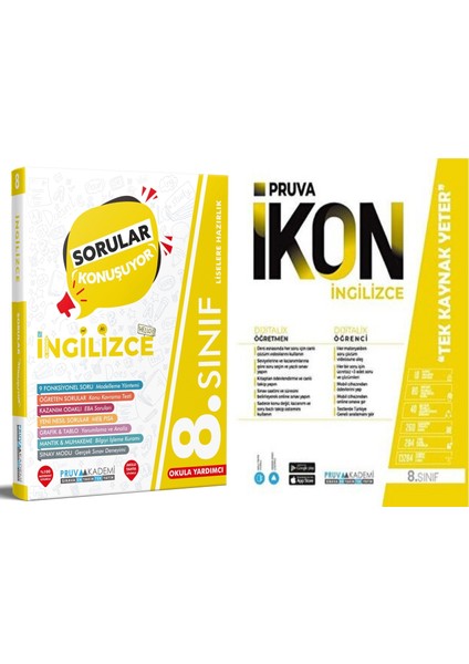 8. Sınıf Ingilizce Soru - Defter Seti 2023 2 Kitap