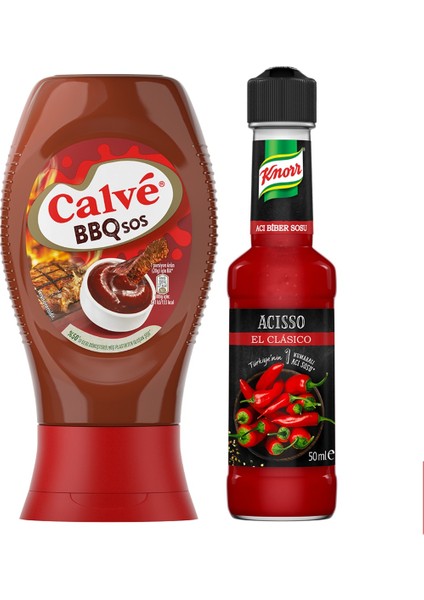 Sos Barbekü 290 G + Knorr Acısso 50 ml