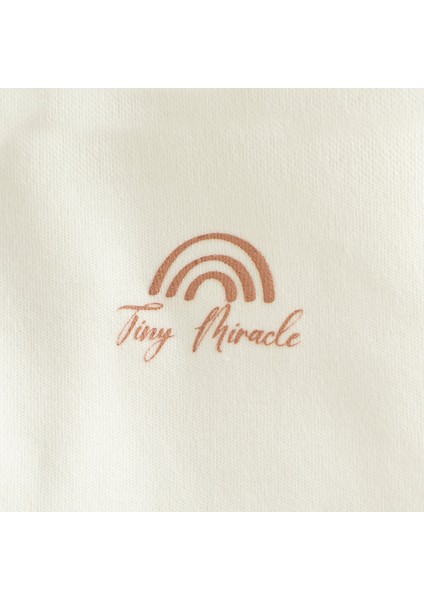 Rainbow Yenidoğan Kısa Kollu Body Ekru fiyatları