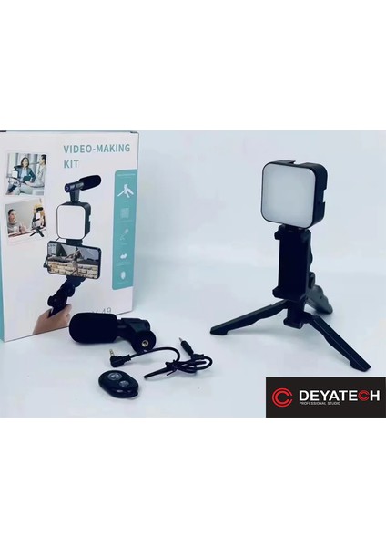 LED Ay-49 Youtuber Set Video Çekimi Tiktok Videomaking Işık fırsatları