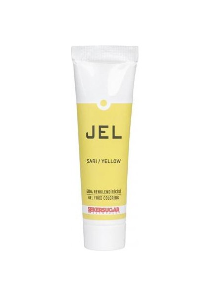 Yenilebilir Jel Gıda Boyası 100 ml Sarı