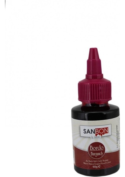 Su Bazlı Likit Sıvı Gıda Boyası 60 gr Bordo
