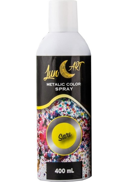 Metalik Sprey Boya Sarı 400 ml