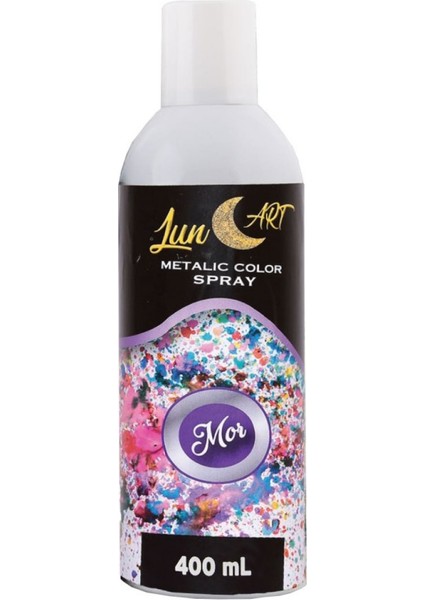 Metalik Sprey Boya Mor 400 ml