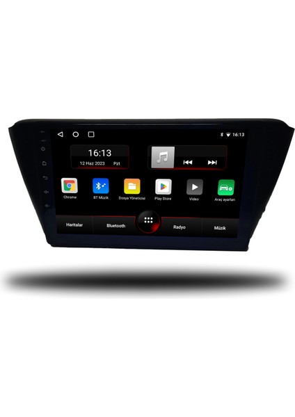 Avaydel Skoda Fabia Uyumlu Android Carplay Multimedya 2015-2020 4GB Ram + 32GB Hafıza