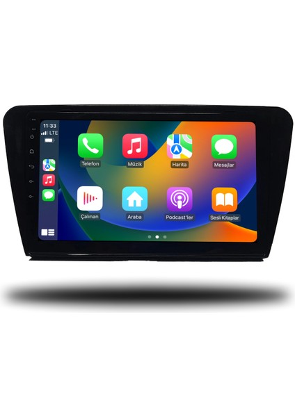 Skoda Octavia Android Carplay Multimedya 2013-2020 2gb Ram + 32GB Hafıza + 4 Çekirdek