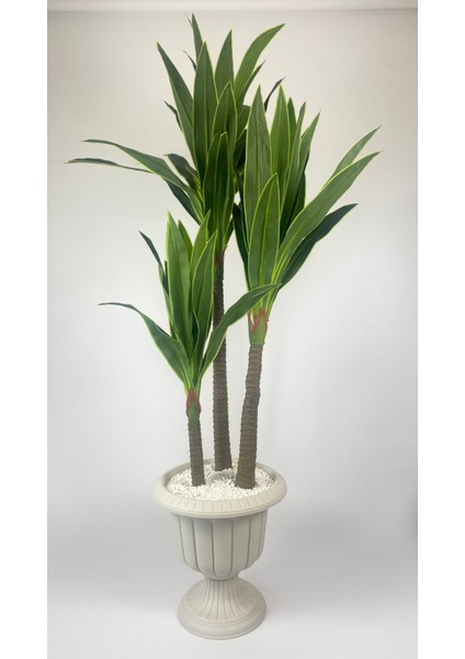 Yucca Bitkisi 220 cm Yapay Ağaç Beyaz