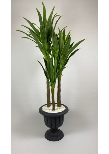 Yucca 220 cm Yapay Bitki Siyah