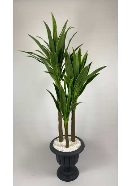 Yucca 220 cm Yapay Bitki Siyah