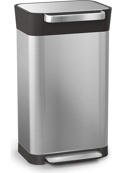 Titan Çöp Kovası Paslanmaz Çelik 30 lt