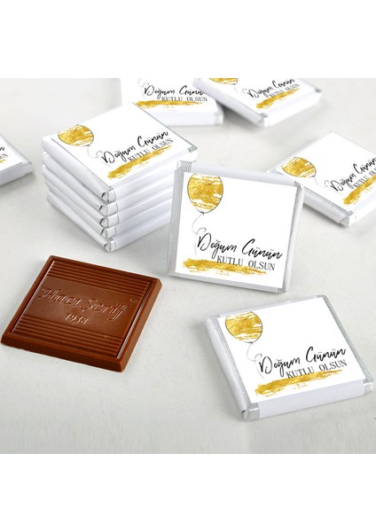 Doğum Günü Hediyesi 48 Adet Madlen Çikolata Gold Kutu fiyatları